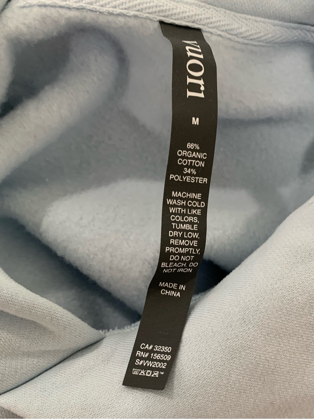 Vuori Restore Oversized Hoodie Light Blue Women’s size Medium - Picture 2 of 4